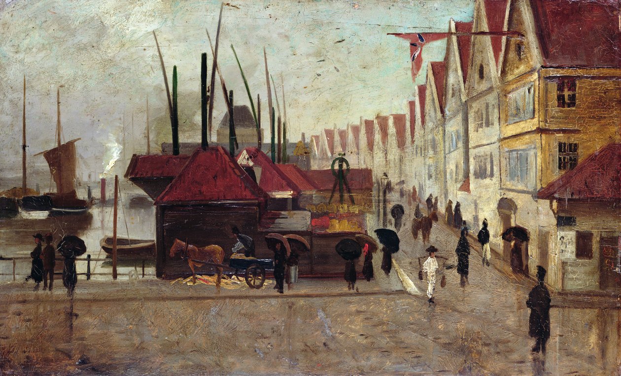 Kajen i Bergen af Frederik Collett