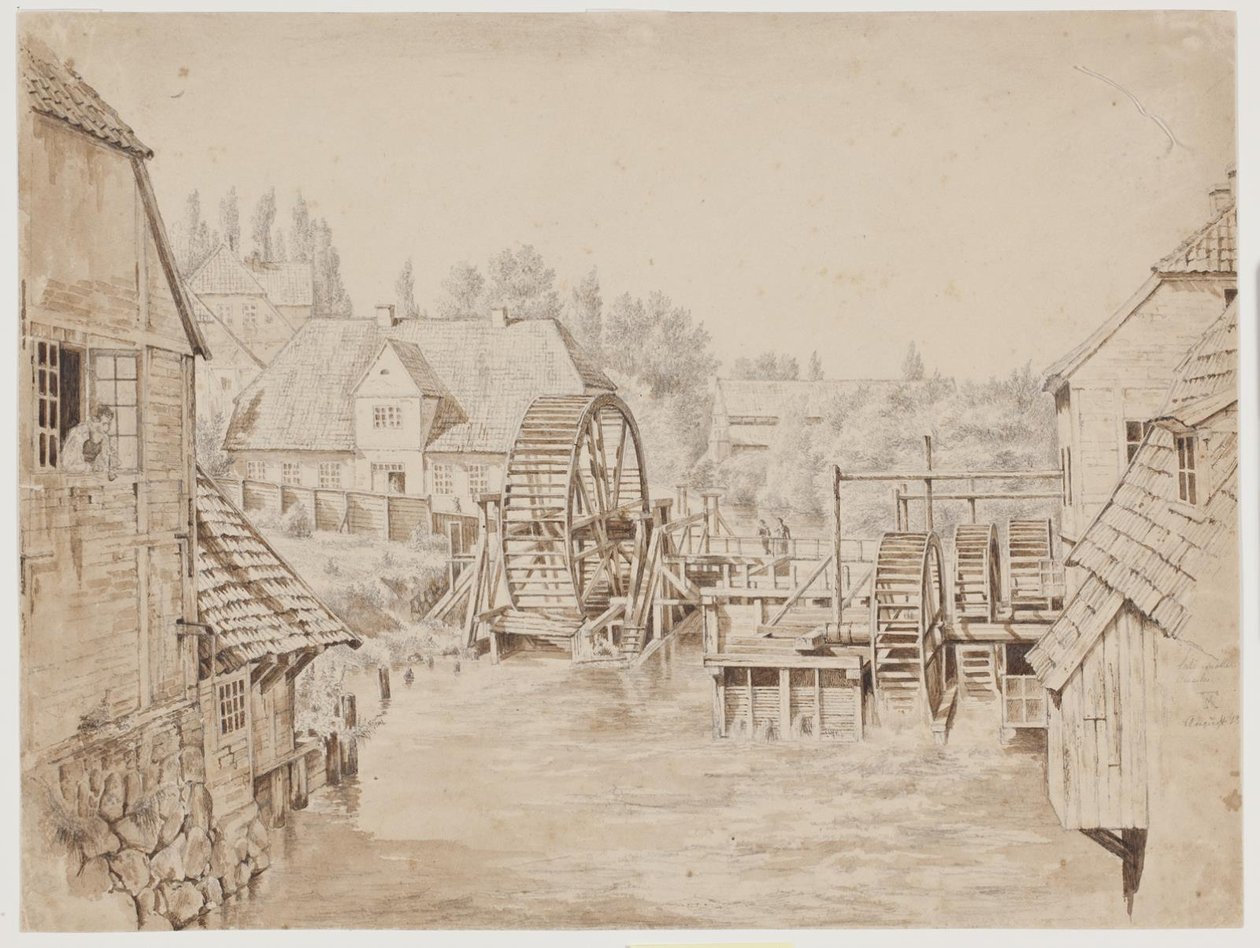 Salinmølle. Oldesloo af Frederik Rohde