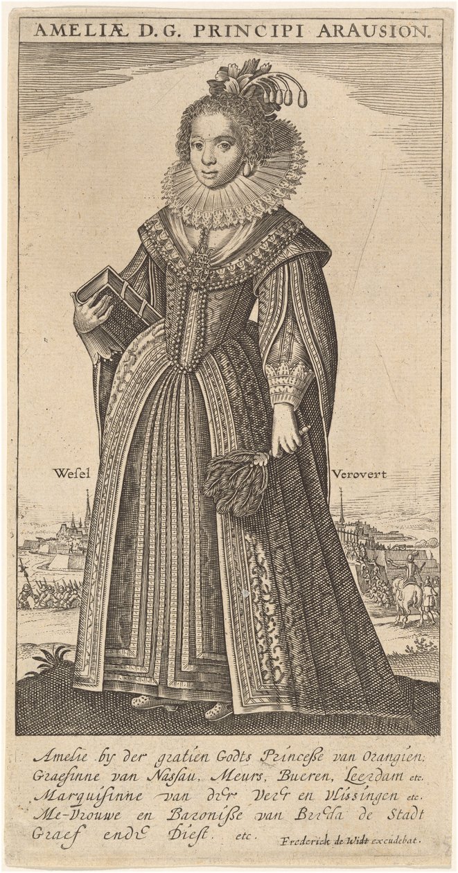 Amalia, kone til Frederick Henry, Prince of Orange af Frederik de Wit