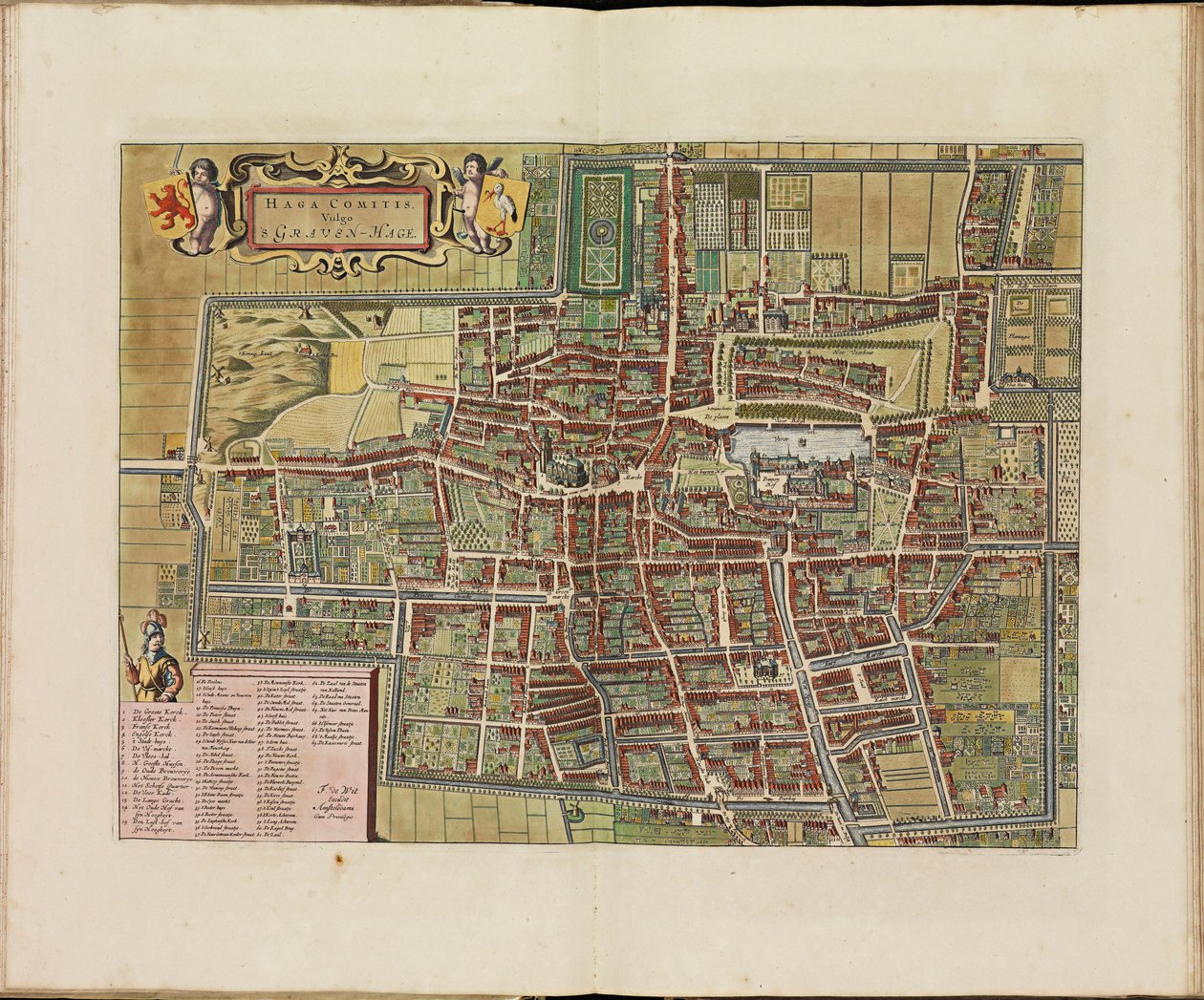 Theatrum ichnographicum omnium urbium et præcipuorum oppidorum Belgicarum XVII Provinciarum peraccurate delineatarum. af Frederik de Wit