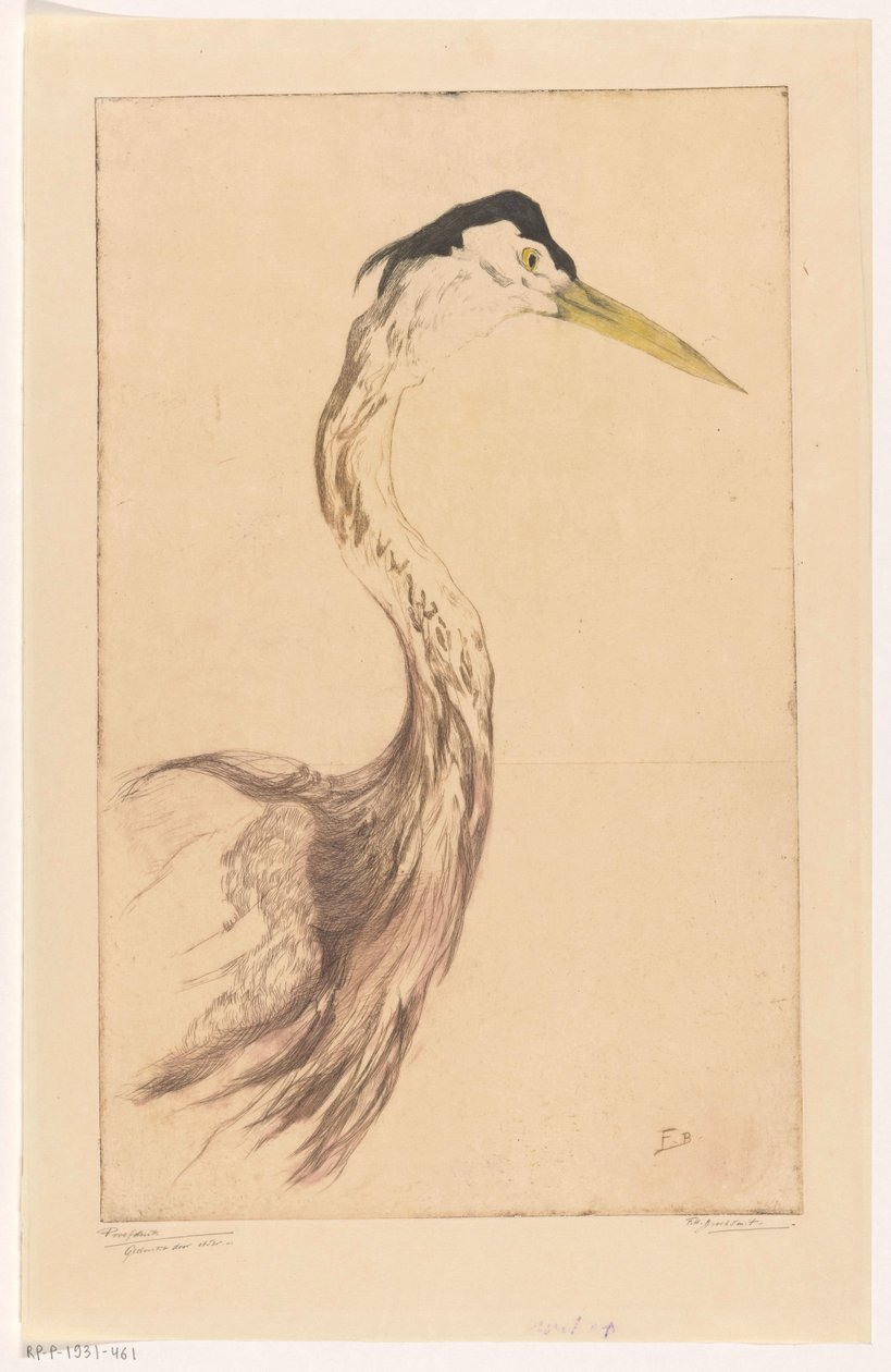 Hejre af Frederika Henriëtte Broeksmit (signed by artist)