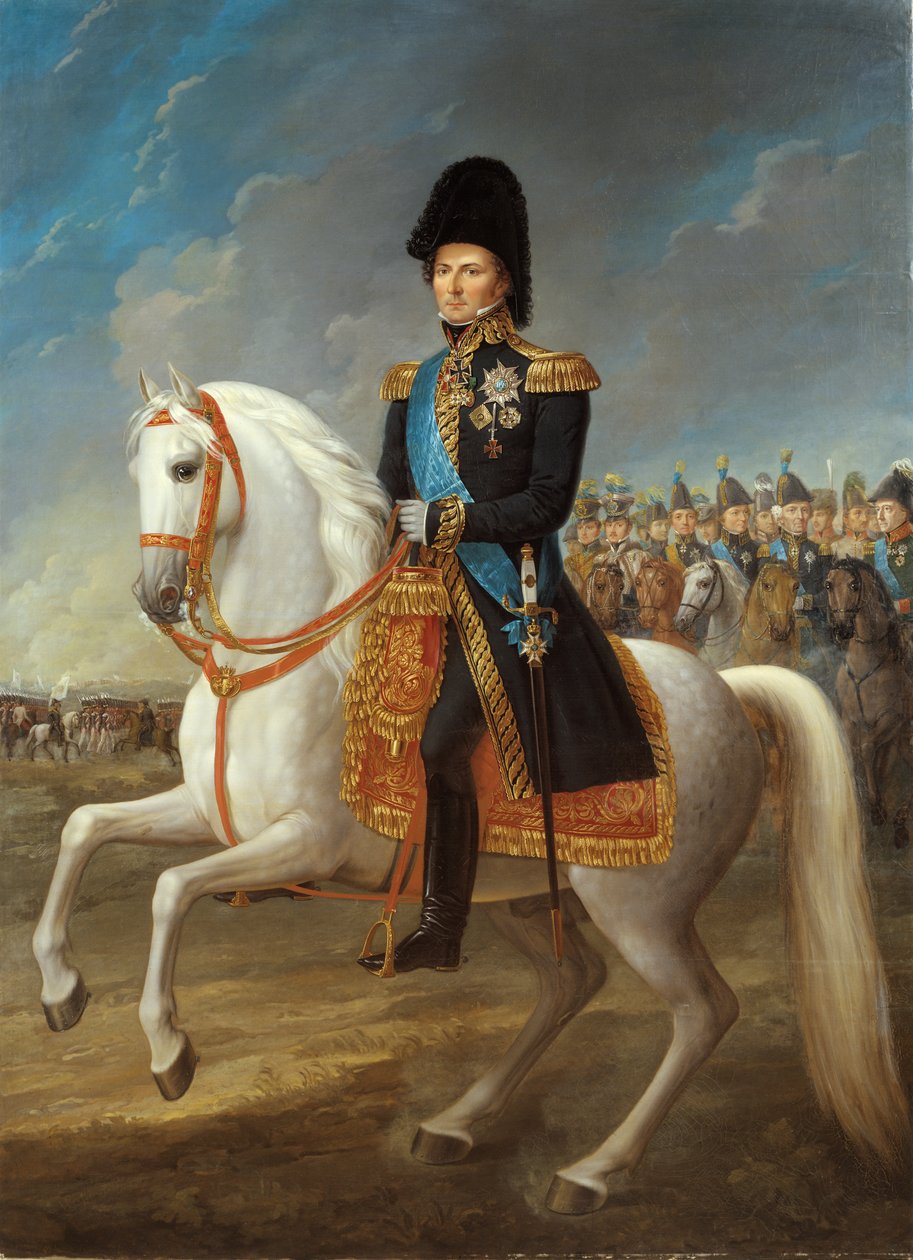 Portræt af Jean Baptiste Jules Bernadotte (1763-1844), marskal af Frankrig, konge af Sverige og Norge af Fredric Westin