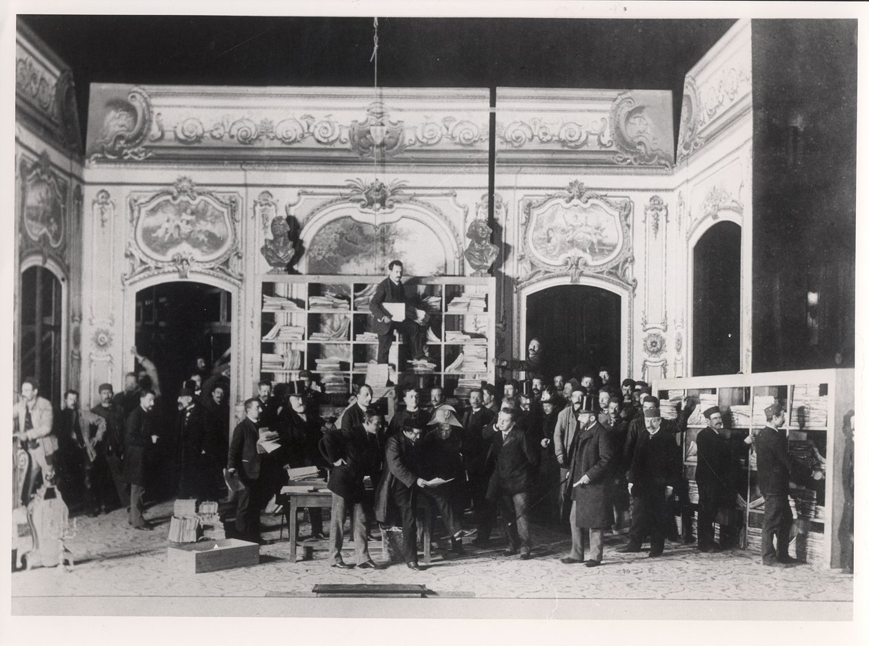 En genhør for Thermidor af Victorien Sardou (1831-1908) 24. januar af French Photographer