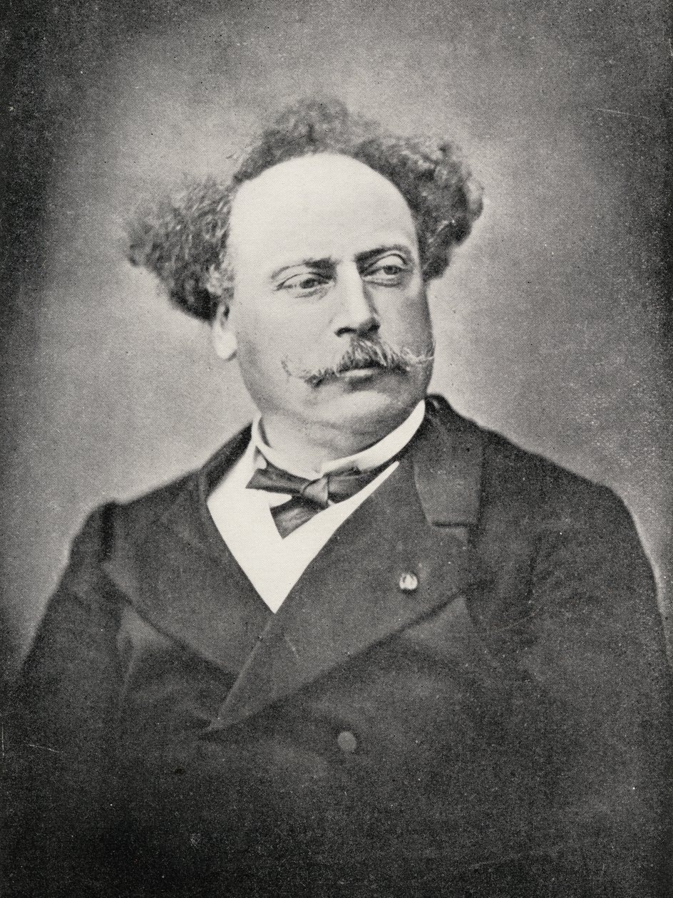 Alexandre Dumas Fils (1824-95) af French Photographer