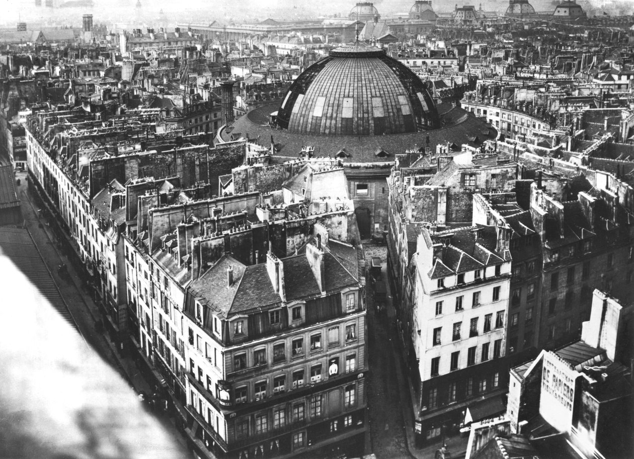 Område af kornmarkedet, Paris, før 1887 af French Photographer