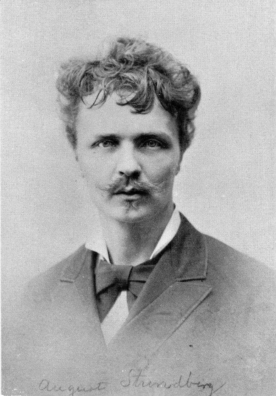 August Strindberg, 1. januar 1884 af French Photographer