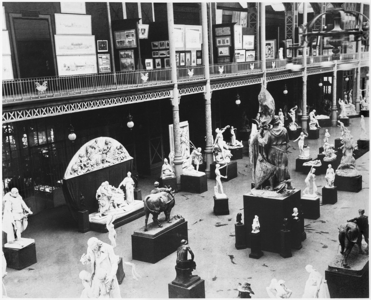 Belgisk kunst på verdensudstillingen, Paris, 1889 af French Photographer