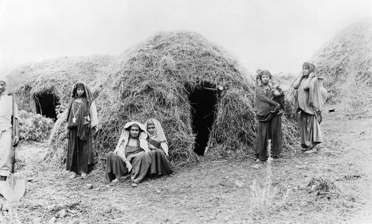 Berberlandsby nær Tunis, ca. 1900 af French Photographer
