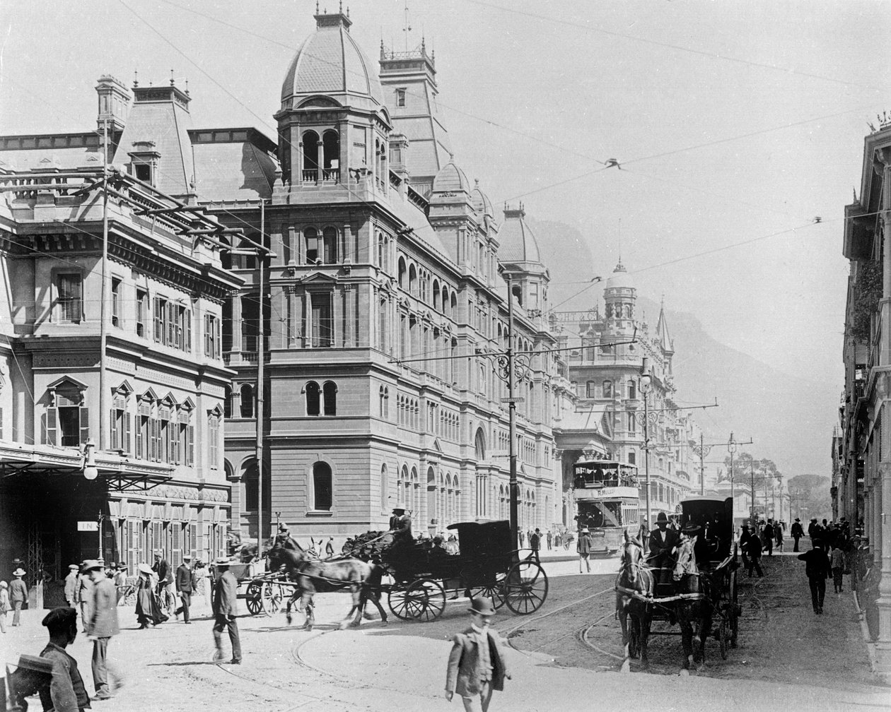 Cape Town: New Adderley Street, ca. 1914 (sw-foto) af French Photographer