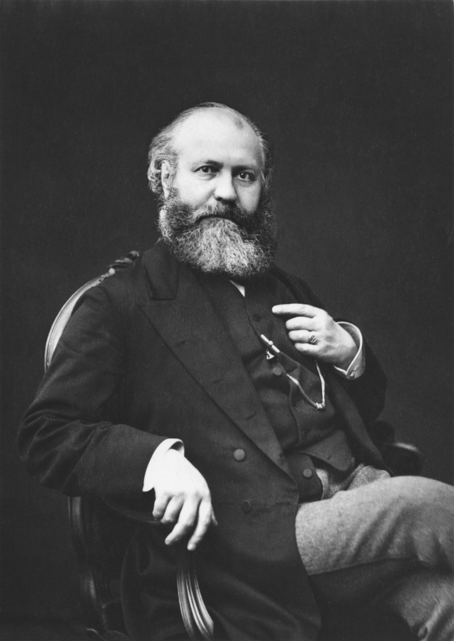 Charles-Francois Gounod (1818-93) sidst i det 19. århundrede af French Photographer