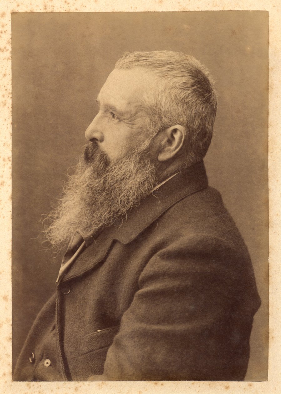 Claude Monet (1841-1926) begyndelsen af det 20. århundrede (albumin print) af French Photographer