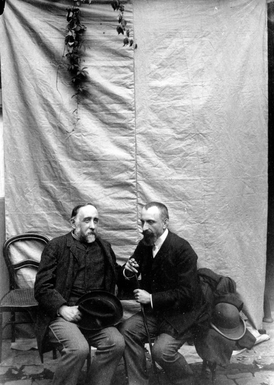Degas med Chausson af French Photographer