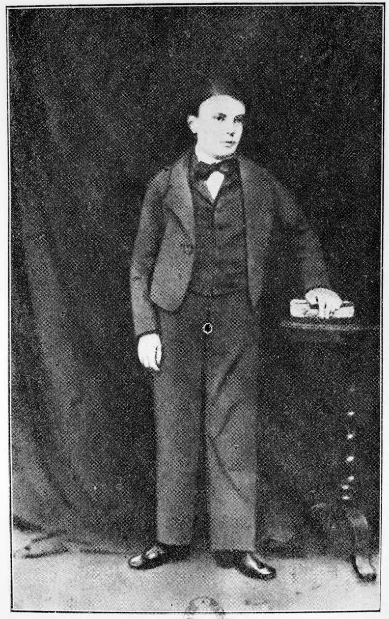 Guy de Maupassant (1850-93) i Fecamp, 9 år gammel, fra La Fin de Maupassant af Georges Normandy, udgivet i 1927, Paris af French Photographer