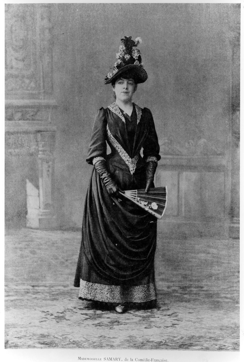 Jeanne Samary, 1890 af French Photographer