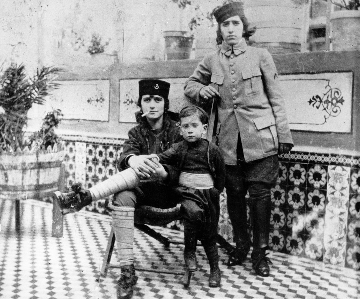 Jødisk familie i Algeriet, 1917 af French Photographer