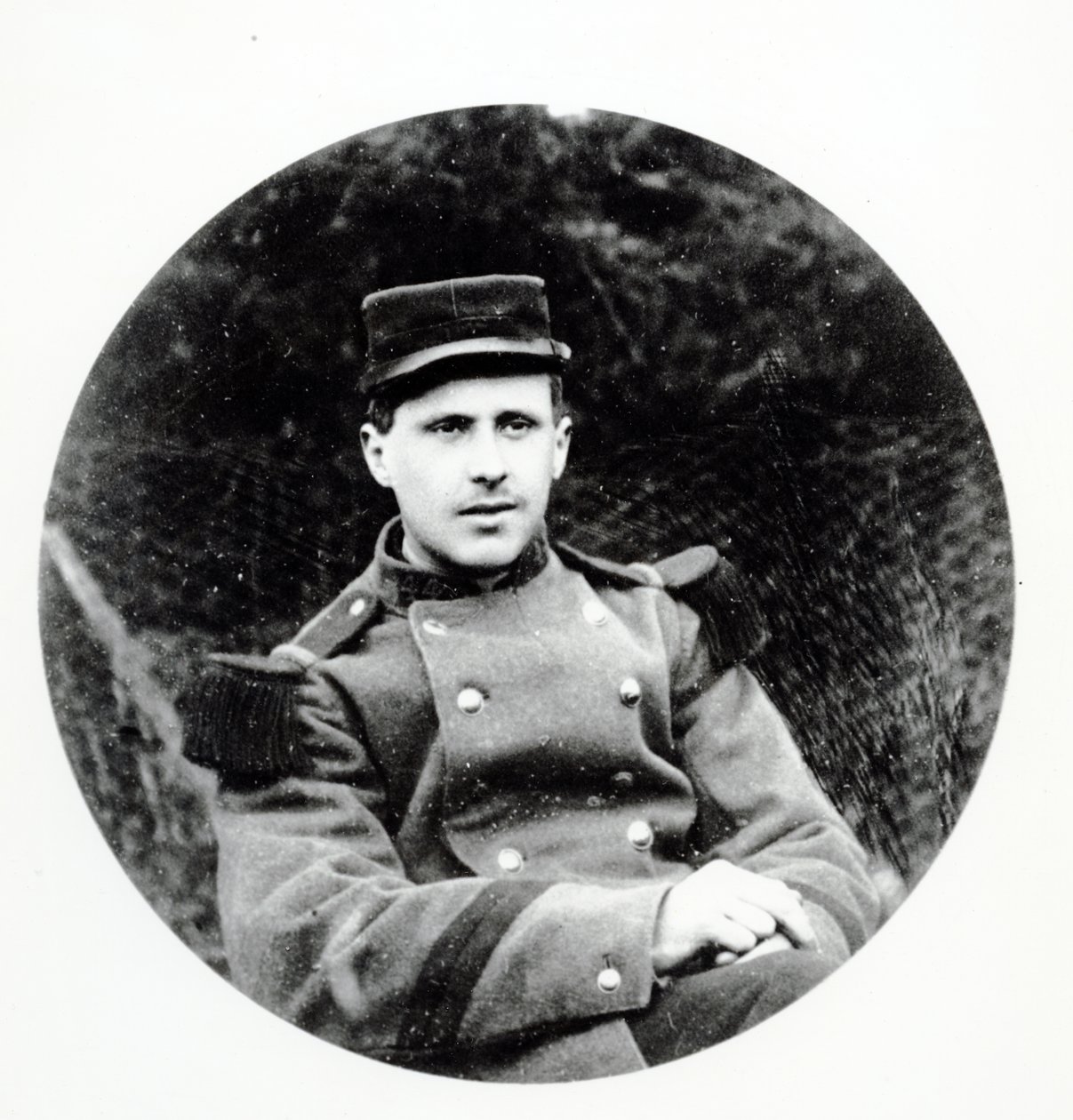 Jules-Andre Peugeot, første franske soldat, der blev dræbt i Første Verdenskrig den 2. august 1914 af French Photographer