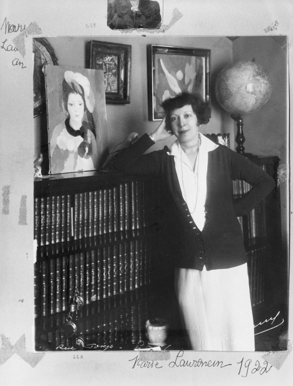 Marie Laurencin, fra Marcel Jouhandeau Album, 1922 af French Photographer