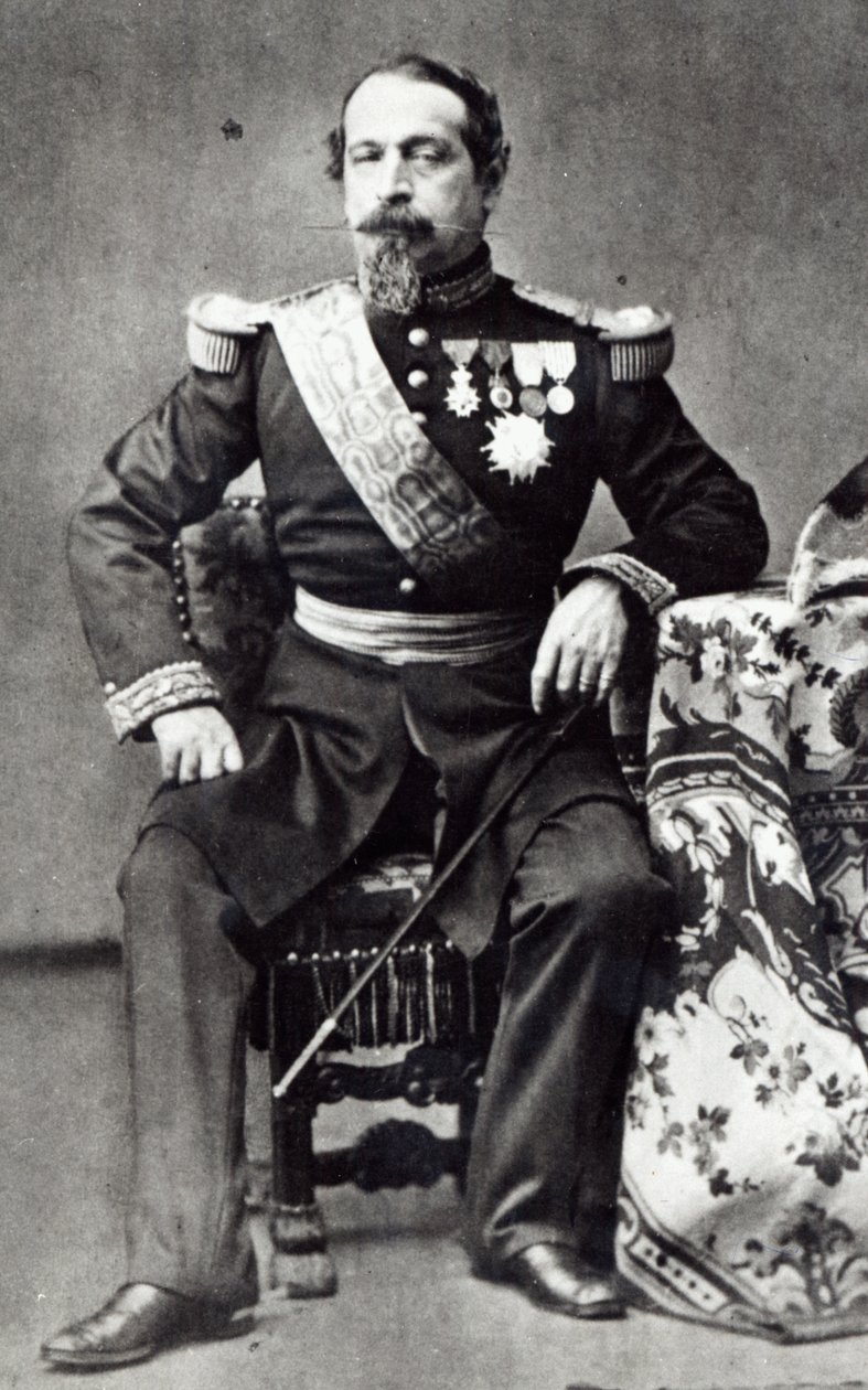 Napoleon III, 1860-70 af French Photographer