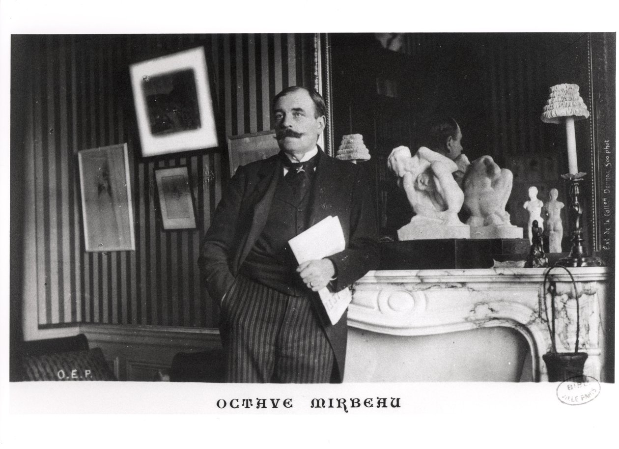 Octave Mirbeau (1848-1917) af French Photographer