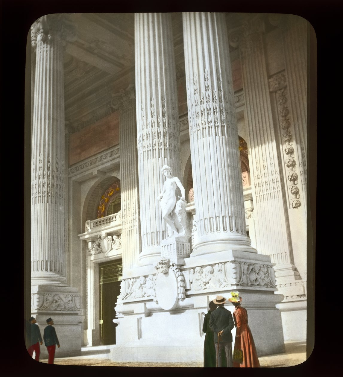 Paris-udstilling: Grand Palais, 1900 (lanternerutsjebane) af French Photographer