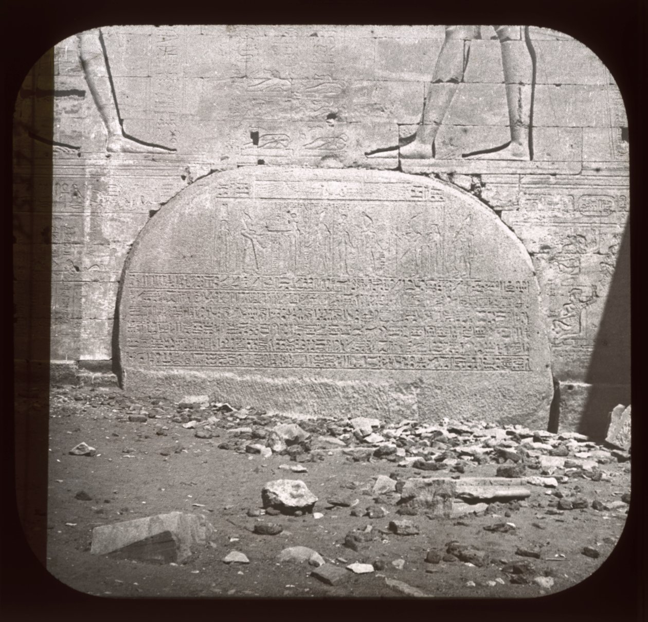Philae, Great Temple Gallery (lanternerutsjebane) af French Photographer