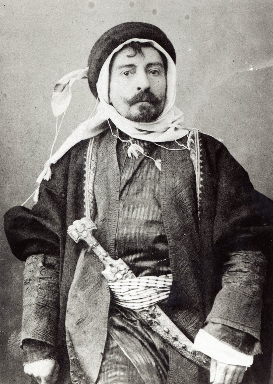 Pierre Loti i arabisk kostume af French Photographer