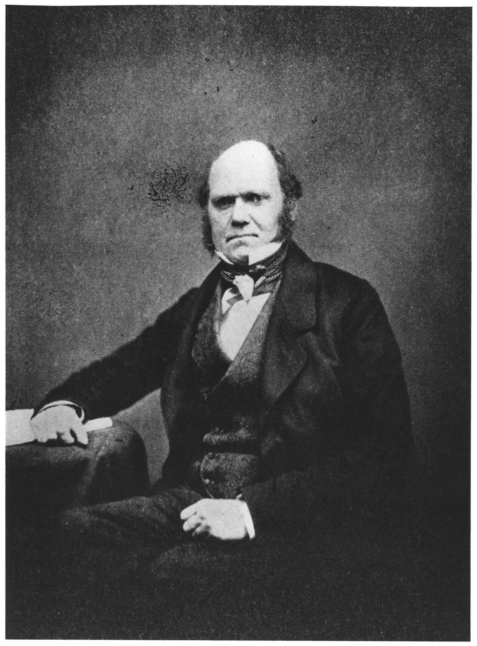 Portræt af Charles Darwin (1809-82) af French Photographer