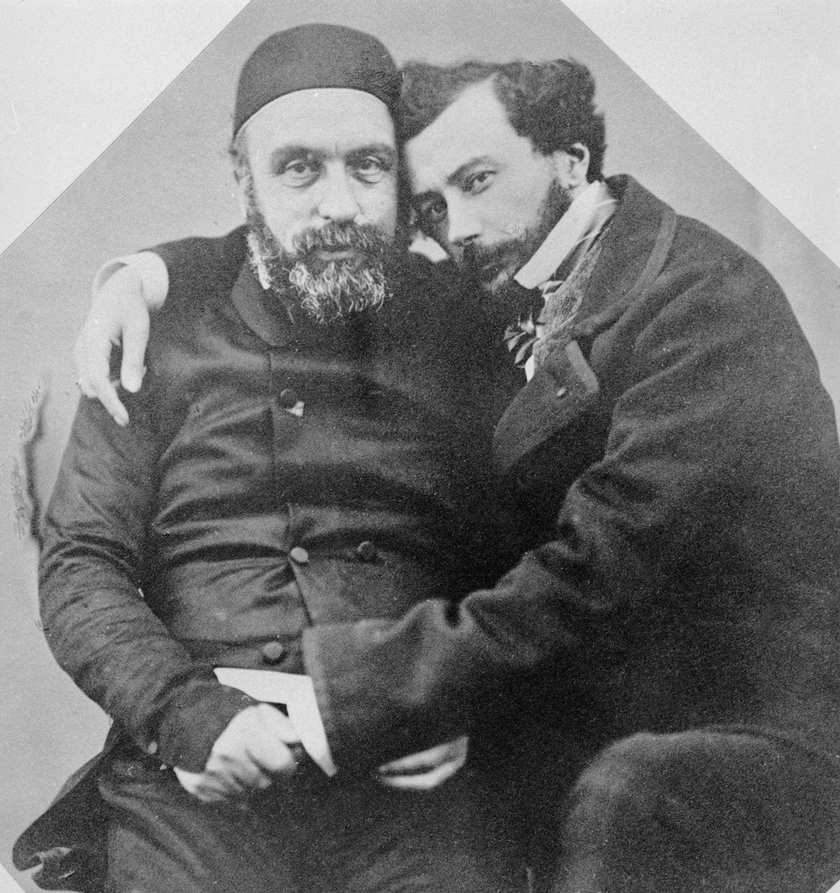 Portræt af Charles Lambert-Bey (1804-64) og Maxime Du Camp (1822-94) af French Photographer