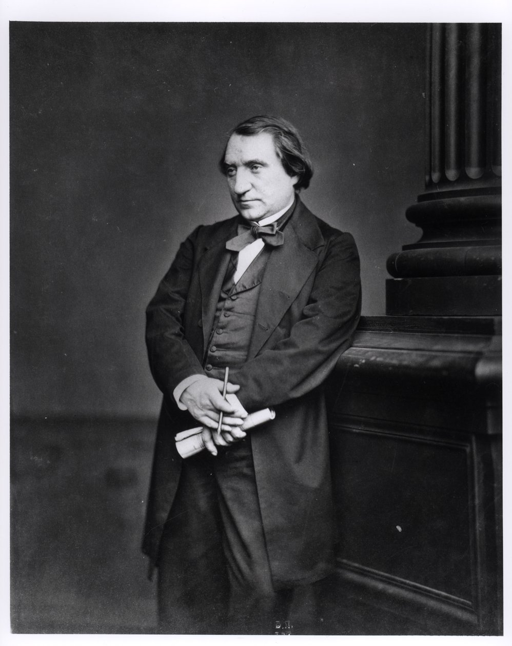 Portrait of Ernest Renan (1823-92) 1865 af French Photographer