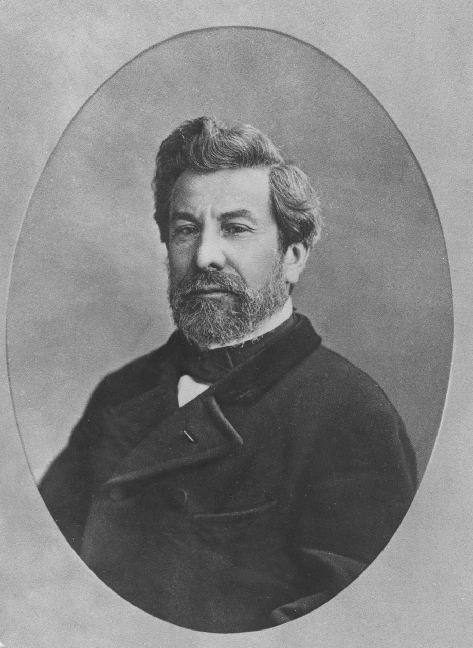 Portræt af Francois-Ambroise-Germain Gilbert, ca.1860 af French Photographer