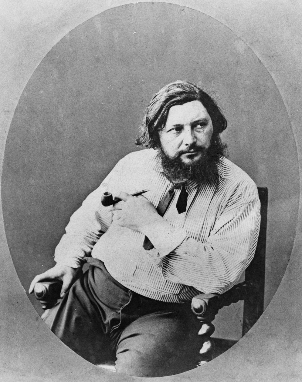 Portræt af Gustave Courbet, ca. 1870