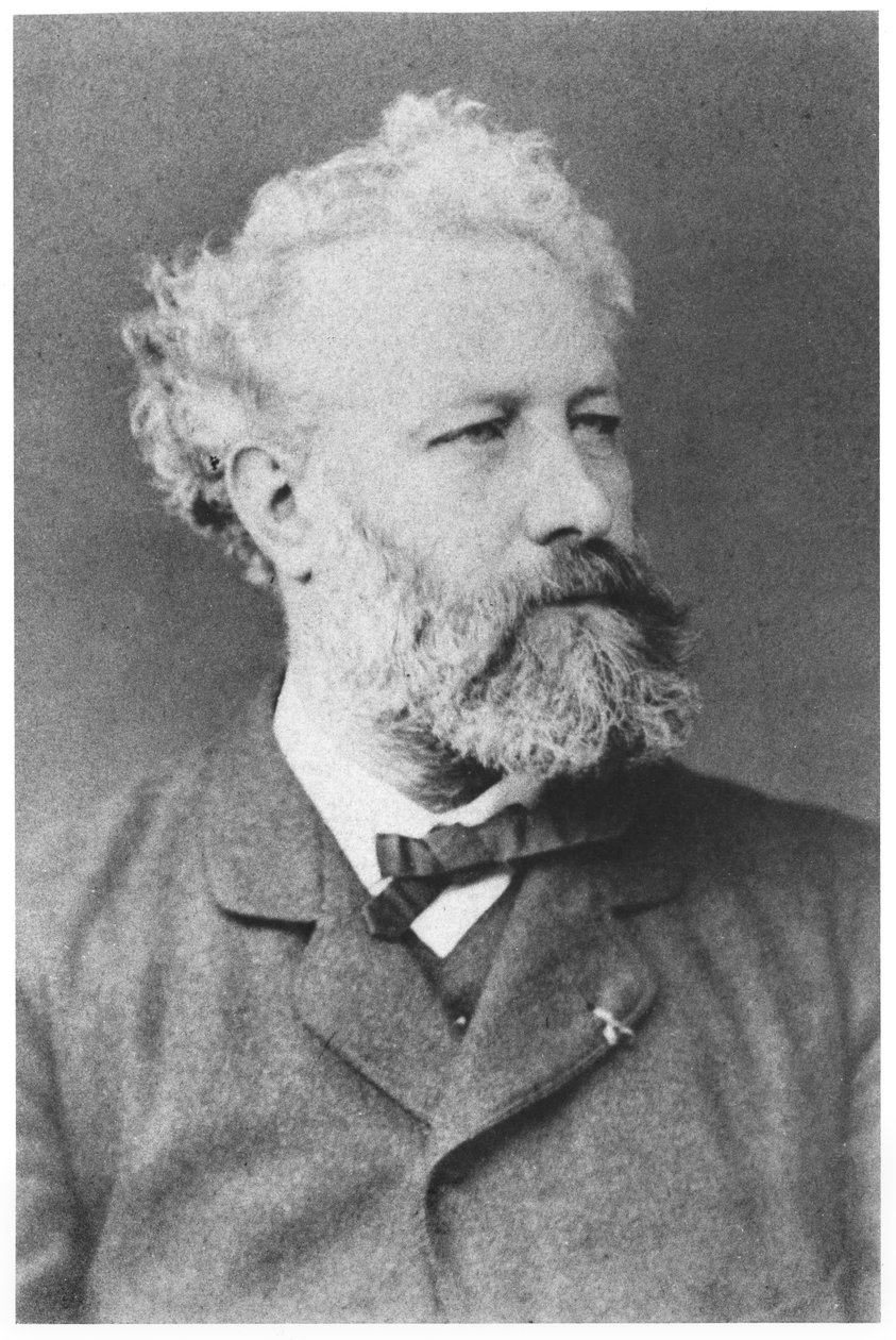 Portræt af Jules Verne (1828-1905) sidst i det 19. århundrede af French Photographer