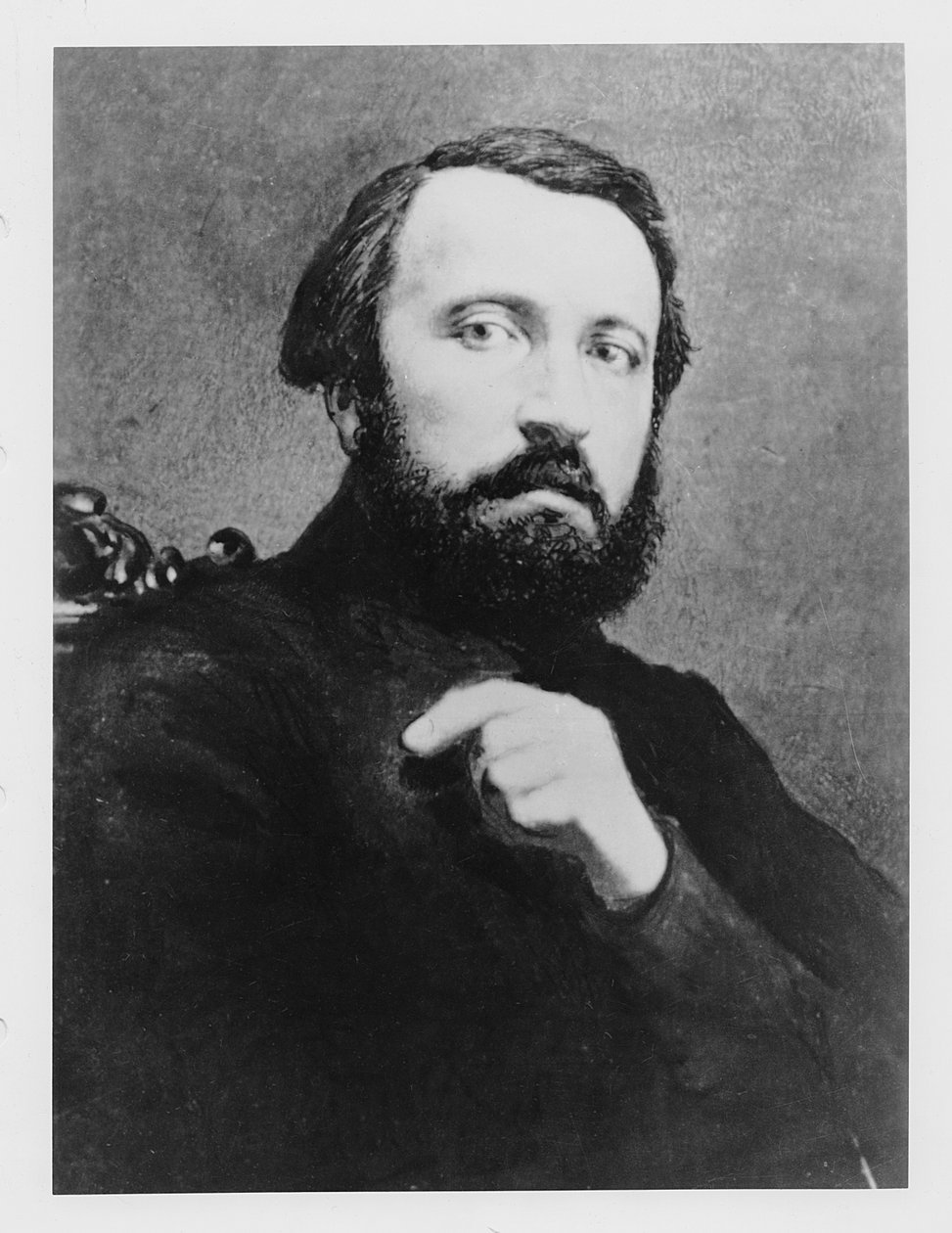 Portræt af Pierre Larousse af French Photographer
