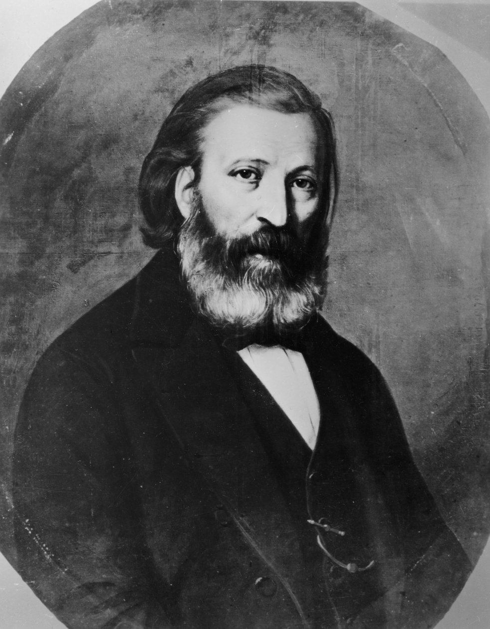 Portræt af Pierre Larousse af French Photographer