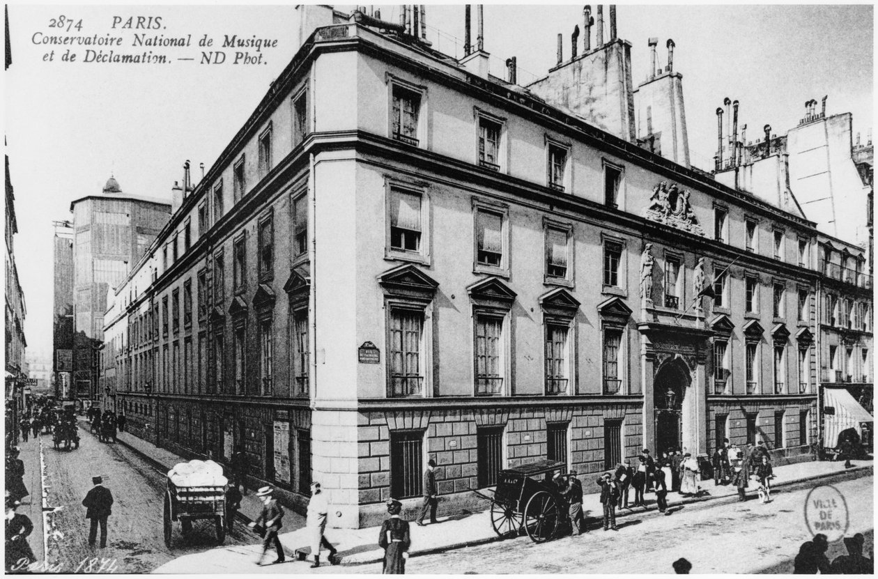 Postkort forestillende Paris Conservatorium, 1906 af French Photographer