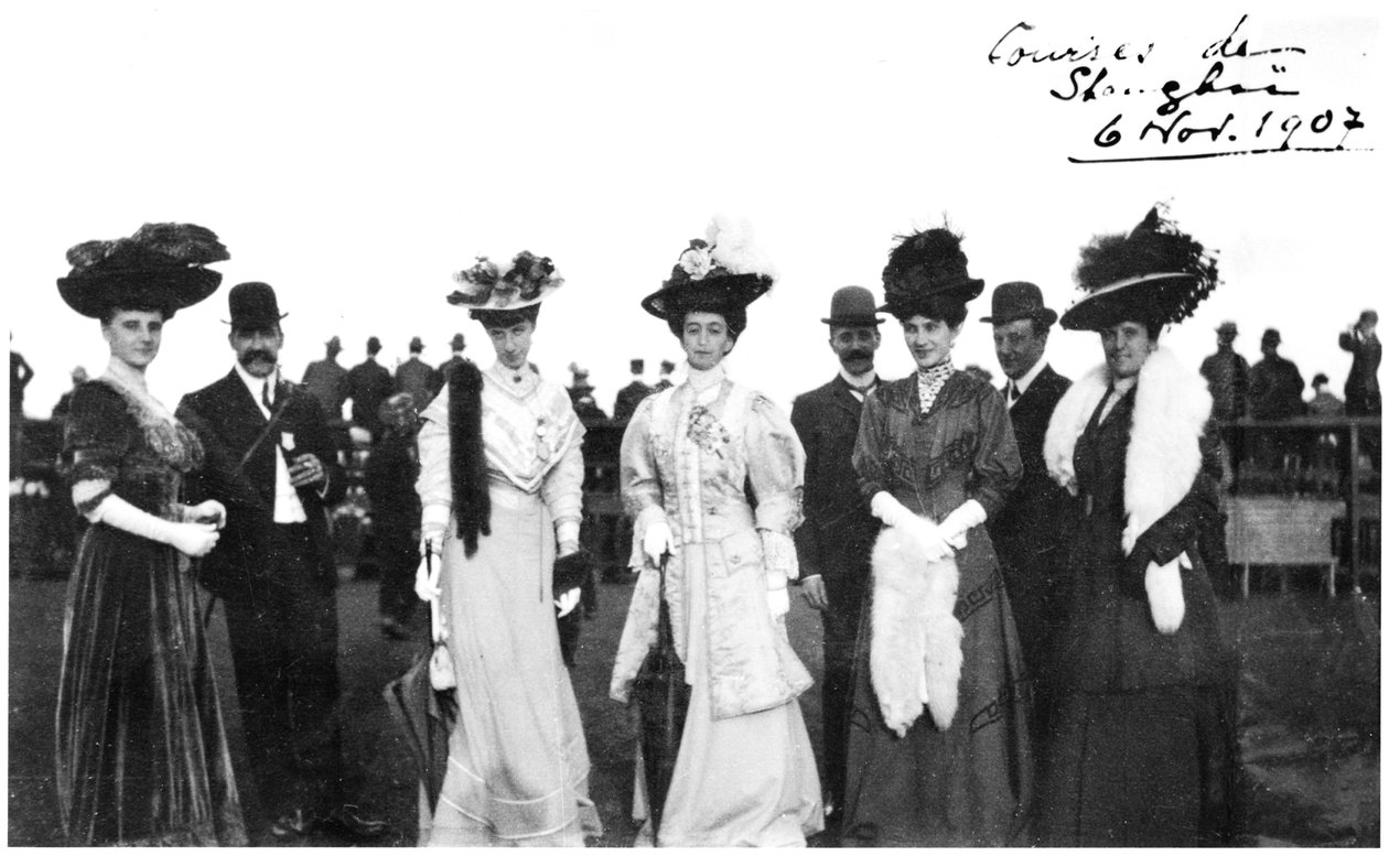 Løb i Shanghai, Kina, 1907 af French Photographer
