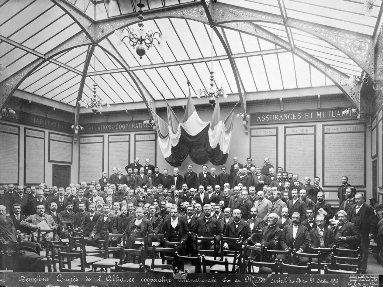 Anden kongres for International Cooperative Alliance, 31. oktober 1895 af French Photographer