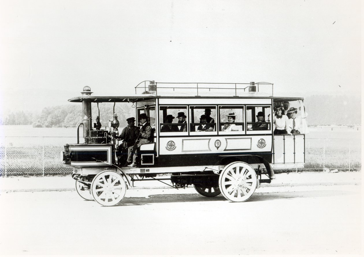Steam Omnibus, 1903 af French Photographer