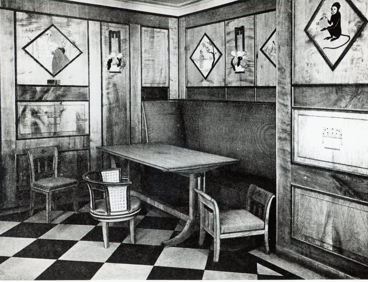 Børnelegeværelset i Ocean Liner Paris, juli 1921 af French Photographer