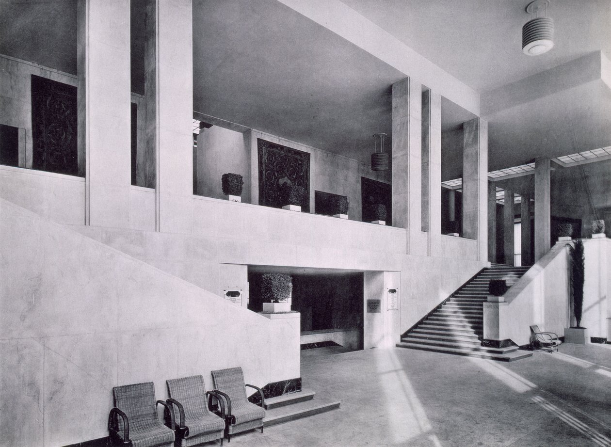 Museet for moderne kunst ved Paris International Exposition, 1937 af French Photographer