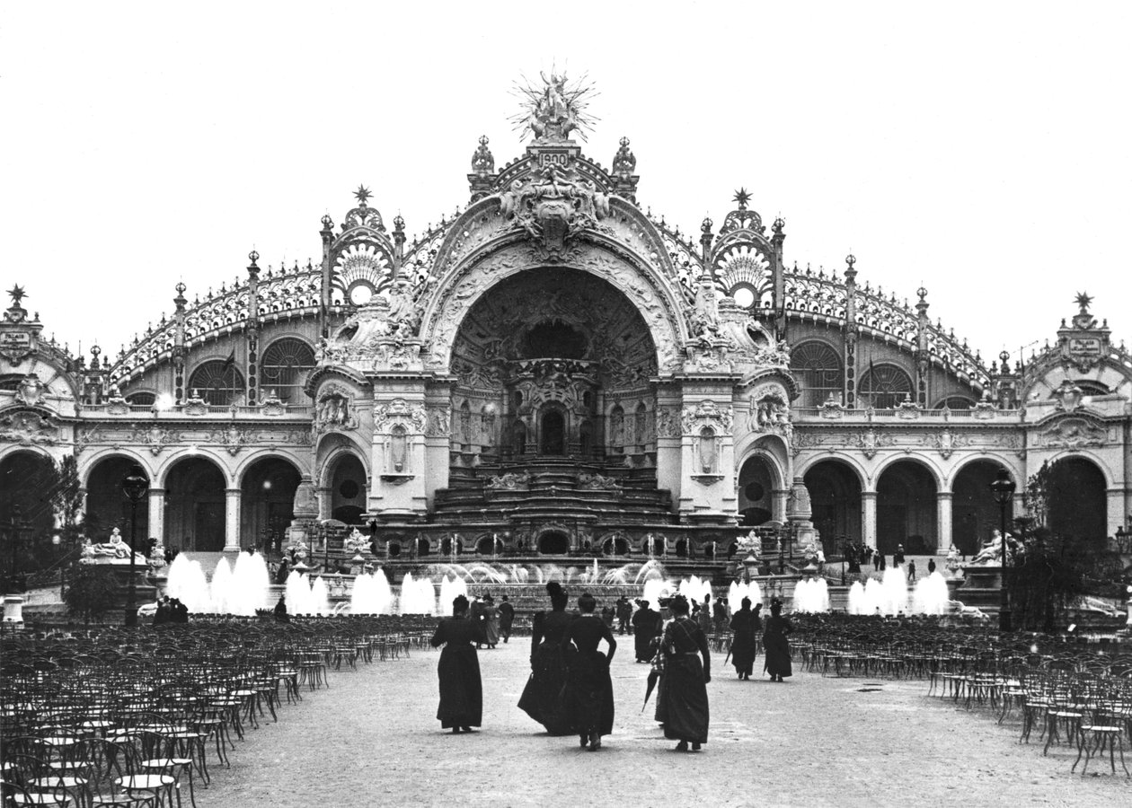 Elektricitetspaladset på verdensudstillingen i 1900, 1900 af French Photographer
