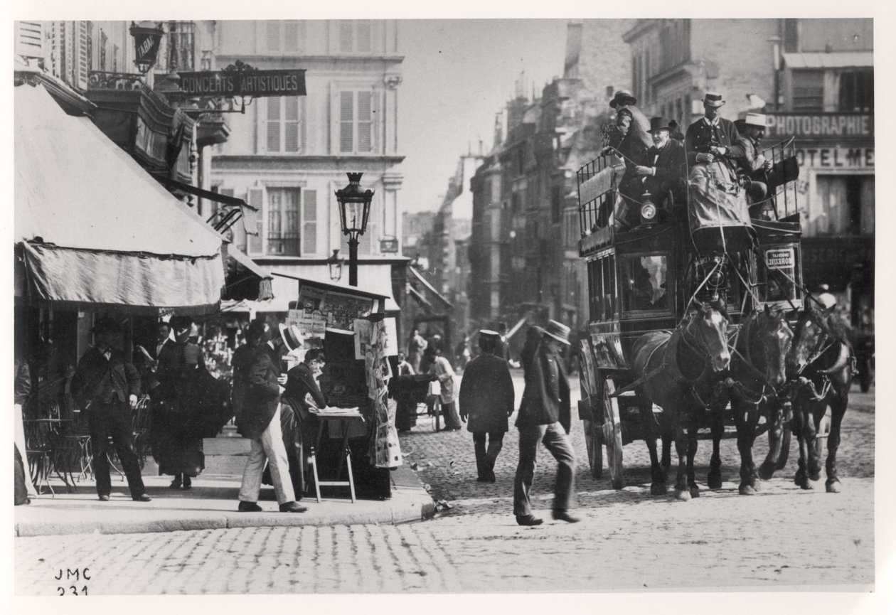 Udsigt over Paris, ca. 1900 af French Photographer