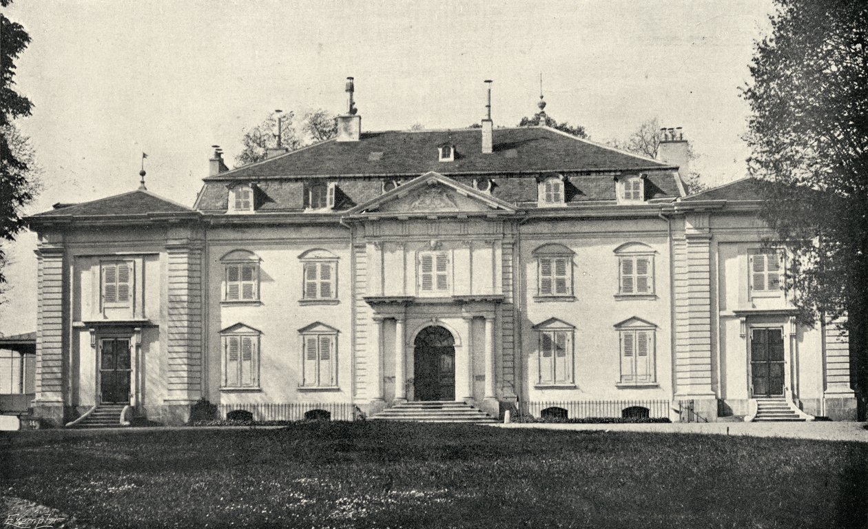 Voltaire (1694-1778) hus ved Ferney af French Photographer
