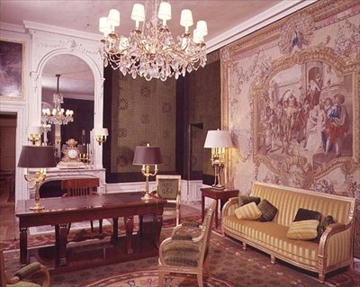 Et receptionslokale i Grand Trianon af French School