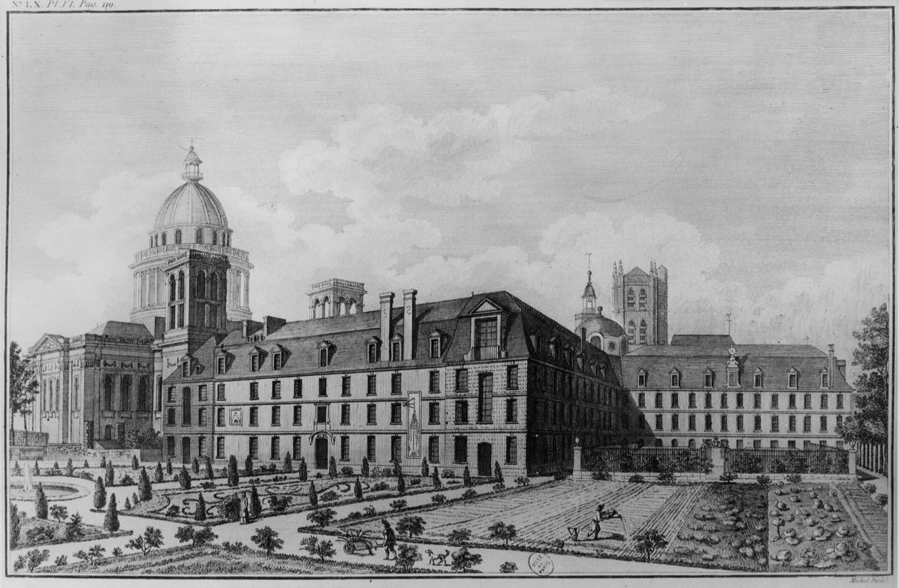 Abbey Saint-Genevieve, Paris af French School