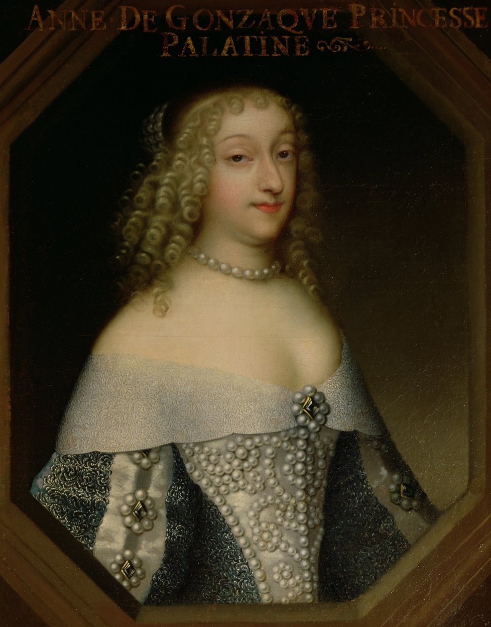 Anne de Gonzaga (1616-84) Prinsesse Pfalz af French School