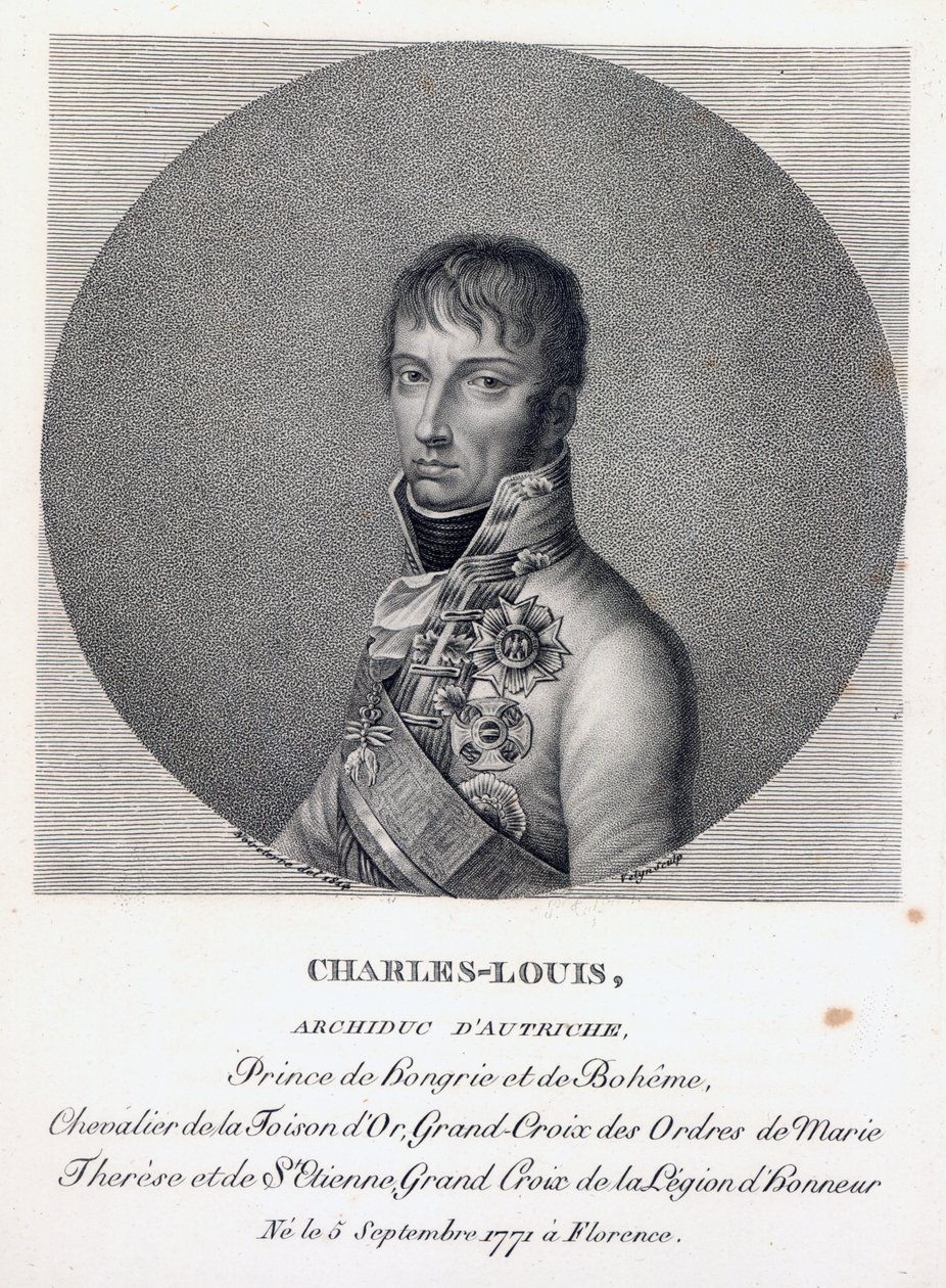 Ærkehertug Karl af Østrig, hertug af Teschen, ca. 1814 af French School