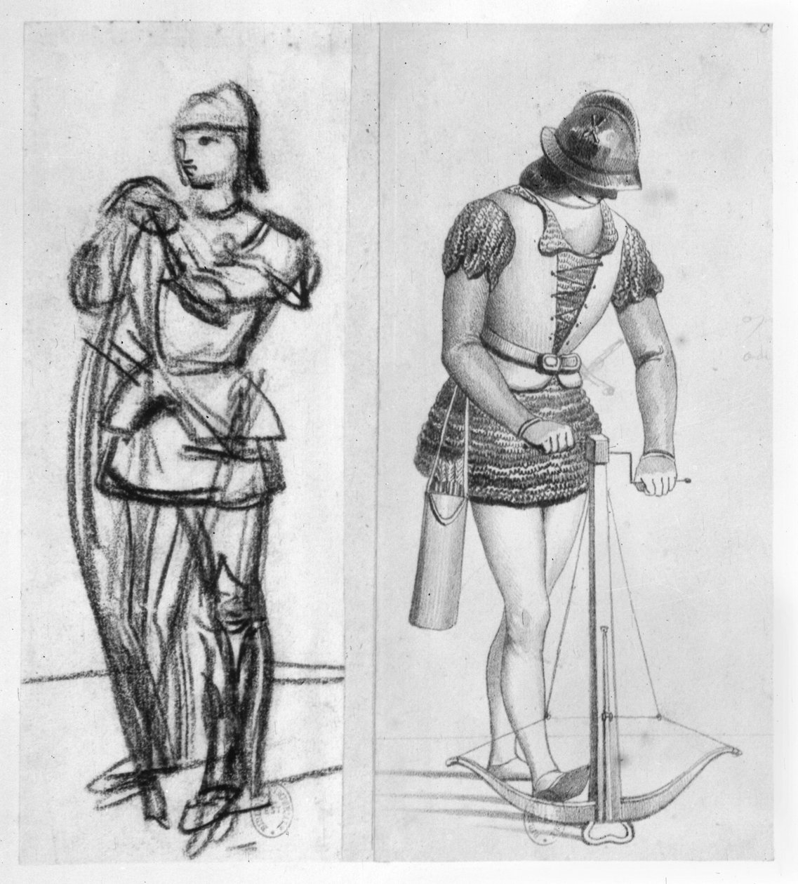 Bueskytte og armbrøstskytte under Ludvig XI