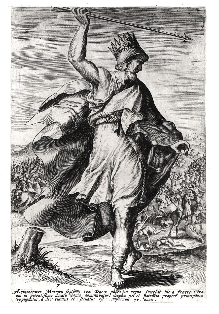 Artaxerxes II (c.404-358 f.Kr.) Konge af Persien af French School
