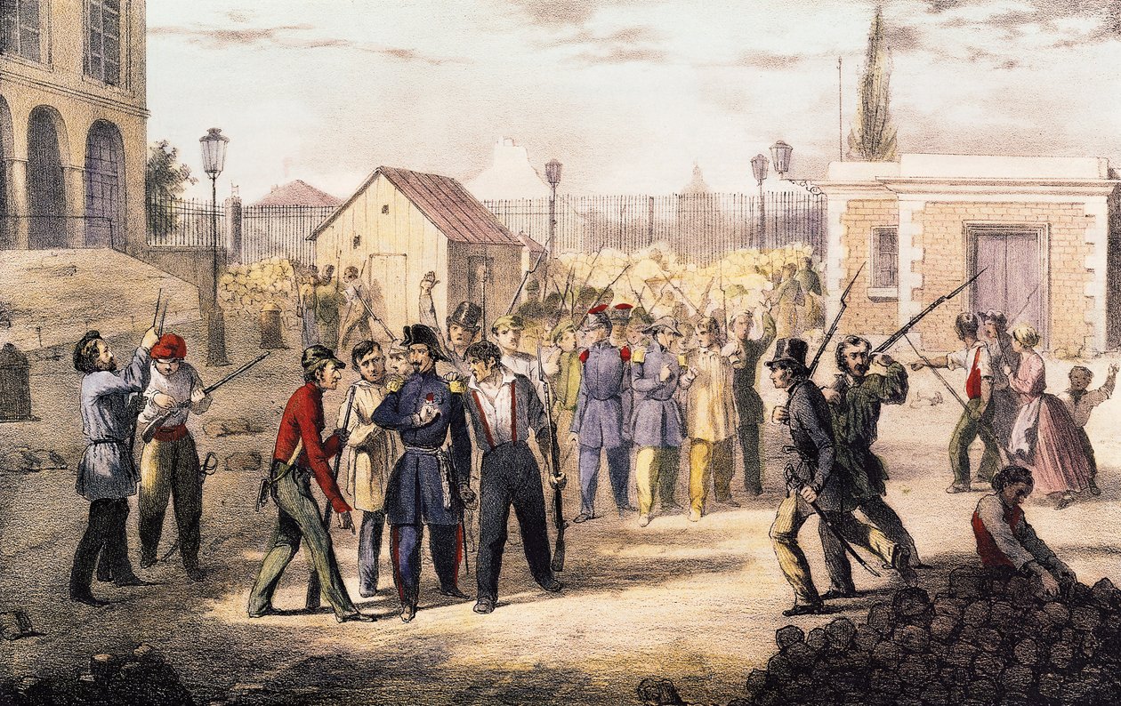 Angreb på Barriere Fontainebleau, 25. juni 1848 af French School